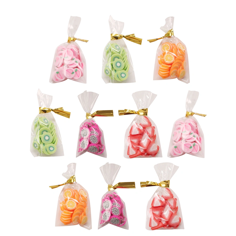 10Pcs Mini Packaged Snacks Adornments Simulated Snacks Bags Miniature Snacks Ornaments