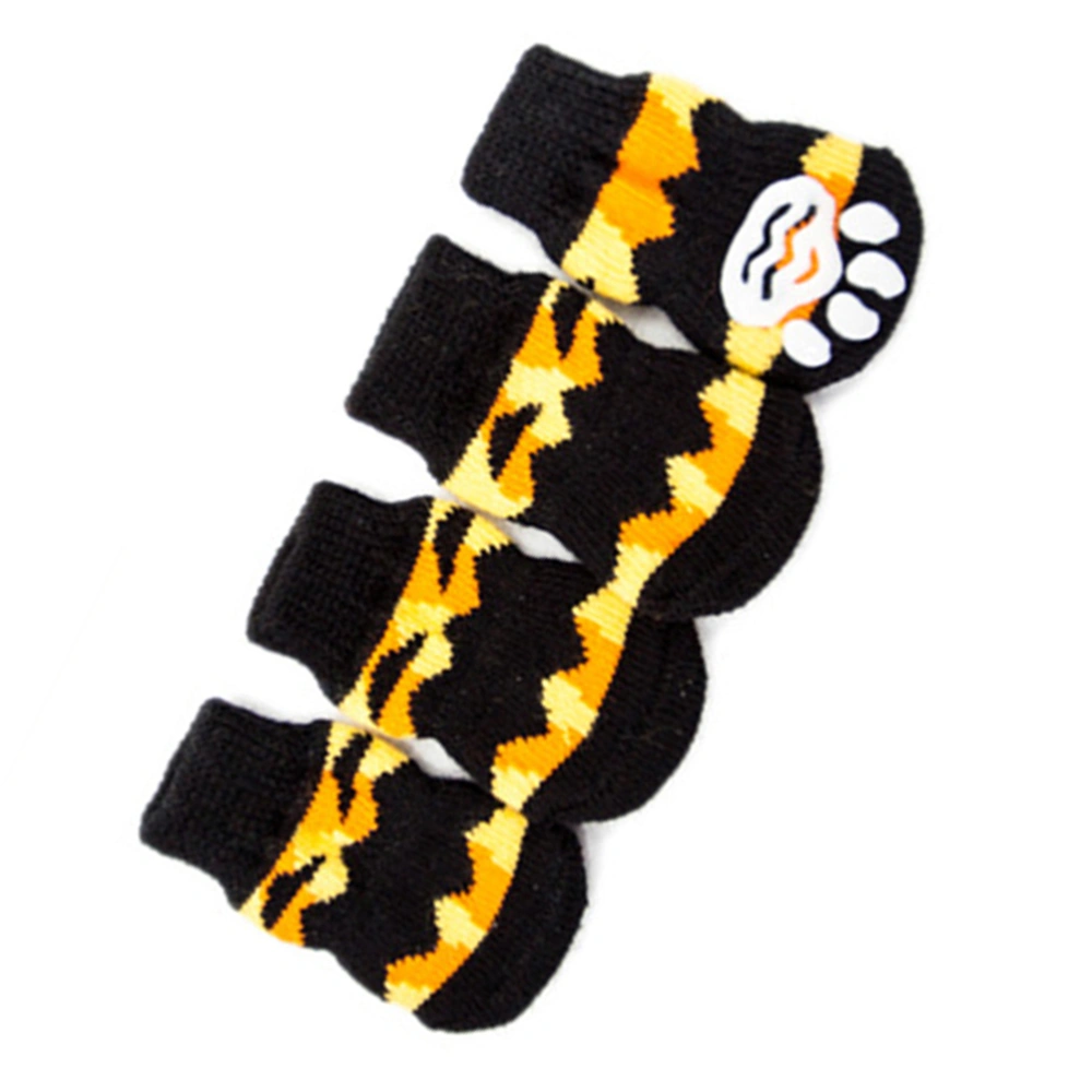 Pet Cotton Socks Dog Cotton Socks Pumpkin Cotton Socks Halloween Decoration Socks XL