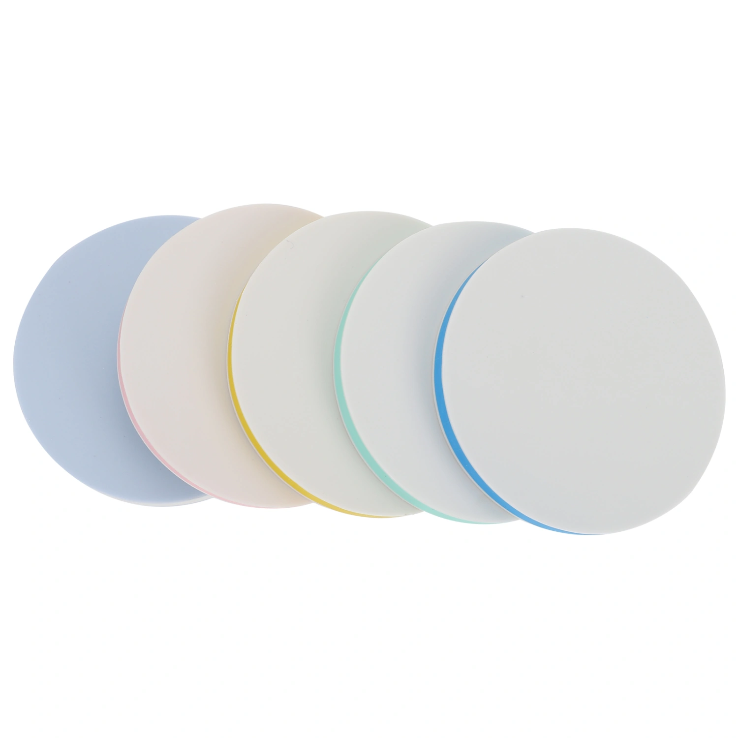 5Pcs Rubber Carving Blocks Round Rubber Stamp Accessories Carving DIY Stamp Blocks