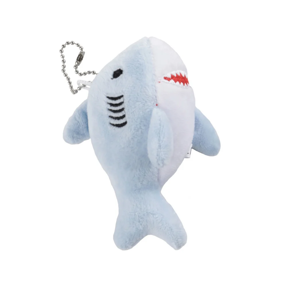 3PCS Plush Shark Keychains Adorable Key Rings Creative Key Pendants Festival Party Favors for Girls Random Color