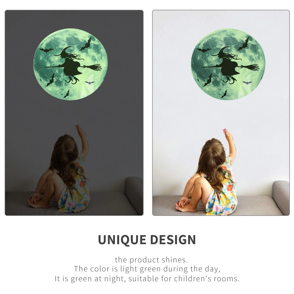 Durable Night Witch Design Wall Paste Wall Decoration Home Wall Sticker