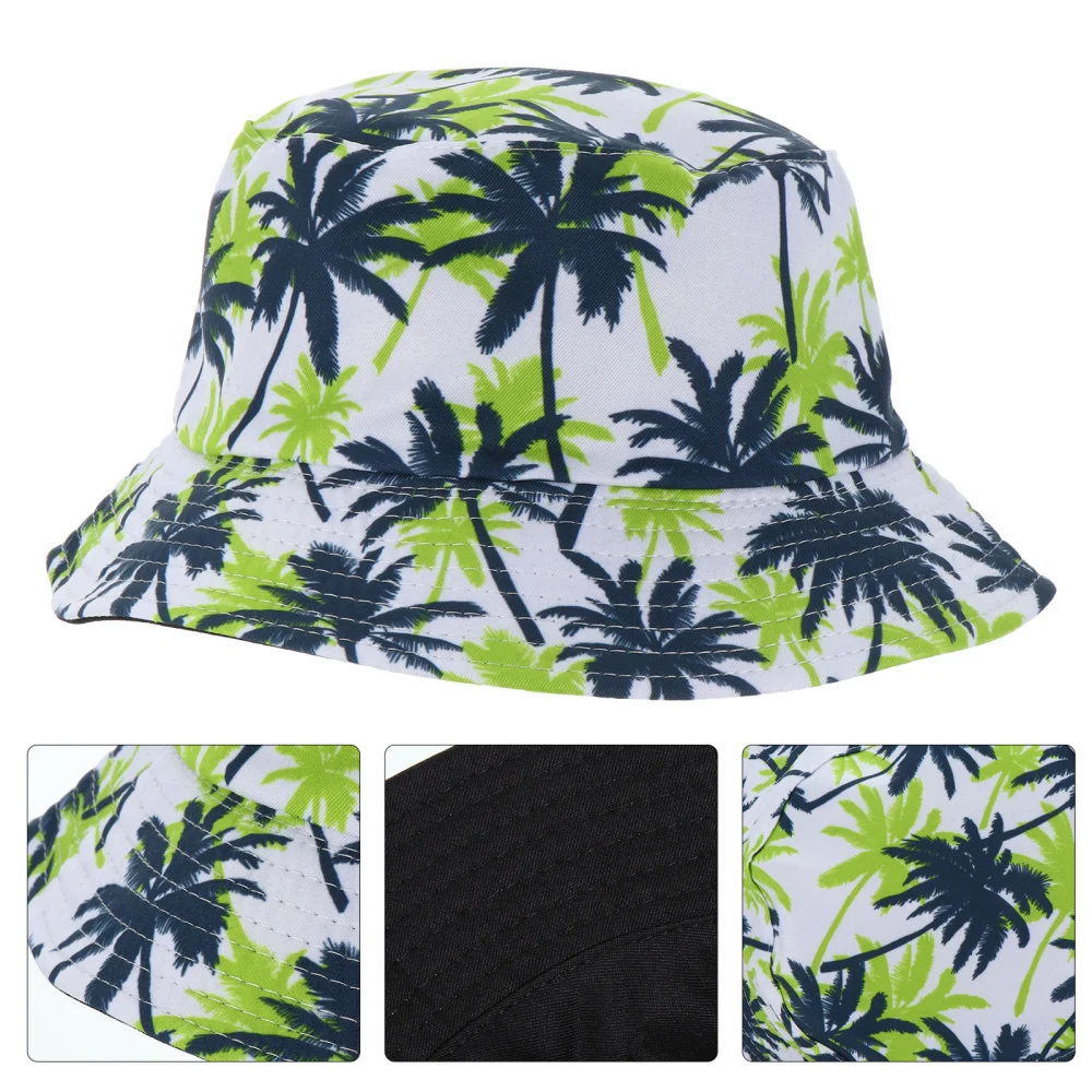 Fashion Bucket Hat Women Cotton Fisherman Hat Big Wide Brim Outdoor Sun Hat