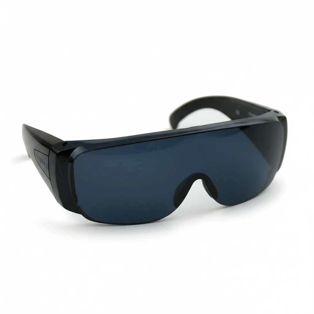 Eyewear Protective Safety Glasses Windbreak Dustproof Goggles Polycarbonate Impact Resistant Lens (Black)