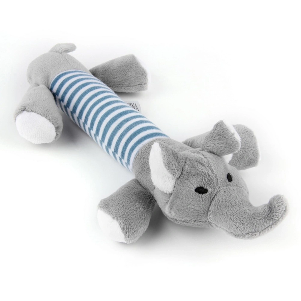 Pet Puppy Dog Chew Toys Squeaker Squeaky Plush Sound Elephant New Dog Toys