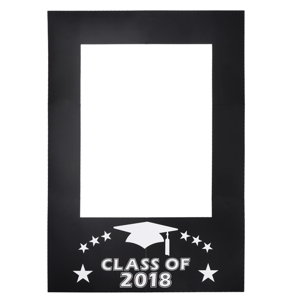 Class of 2018 DIY Paper Picture Frame Cutouts Photo Props for Graduation