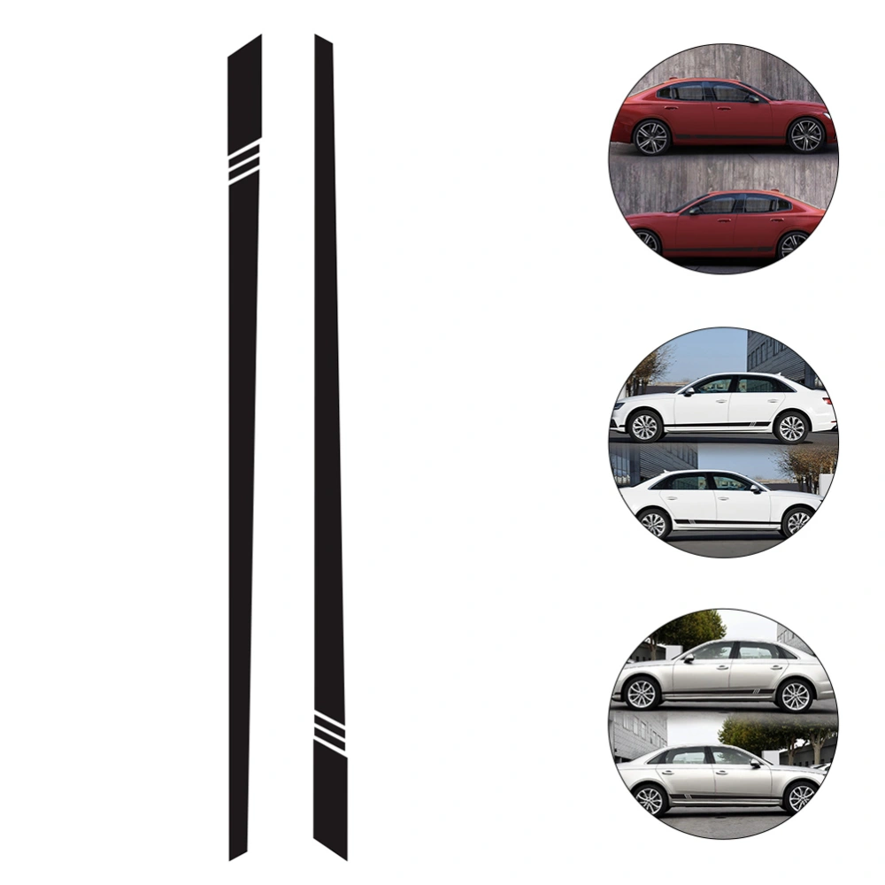 2 Pcs Car Side Body Stickers Auto Decals Vehicle Body Waterproof Stickers