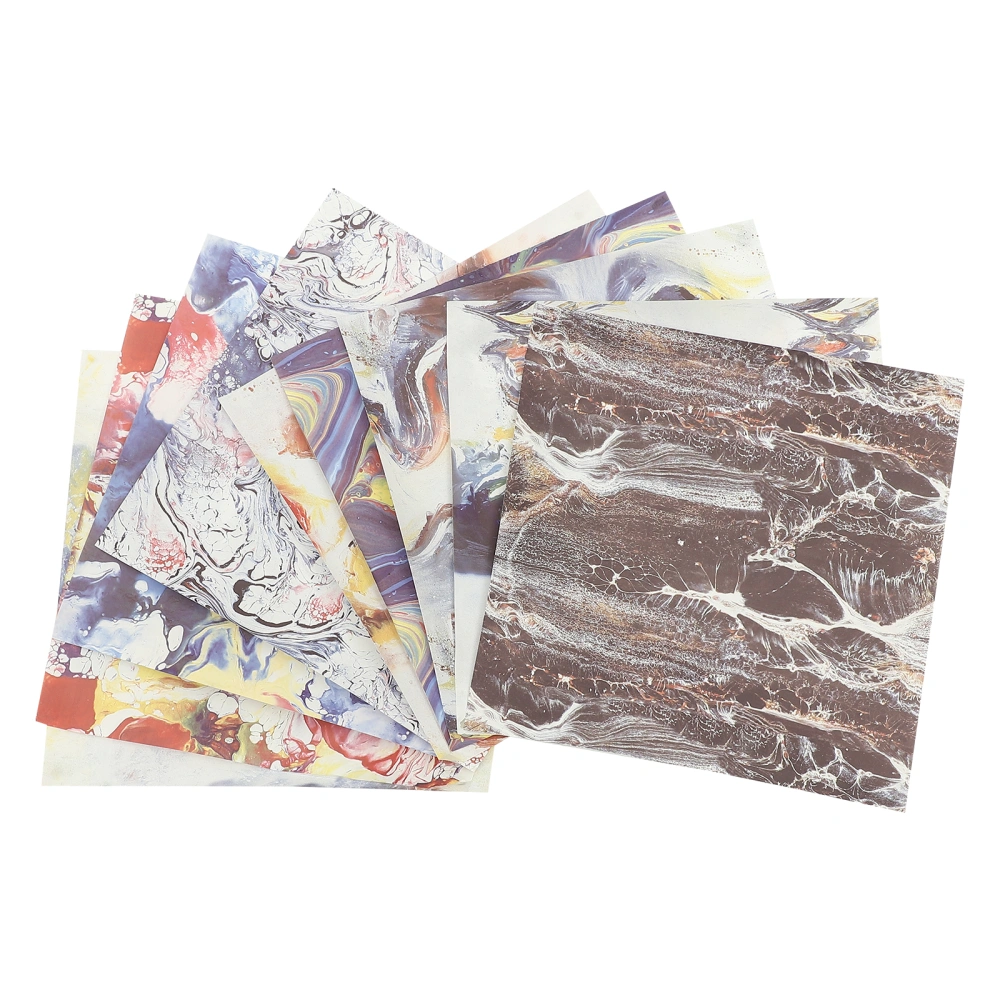 9pcs Colorful Infusible Transfer Ink Sheets Sublimation Film Watercolor Transfer Paper