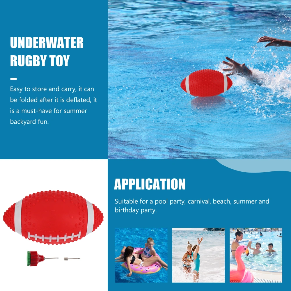 Underwater Rugby Toy Bright Color Pool Ball Toy Children Swimming Ball Toy Summer Beach Toy