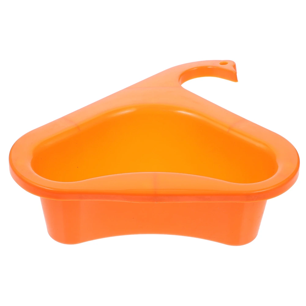 Kitchen Swan Drain Basket Triangular Corner Storage Basket Plastic Sink Filter