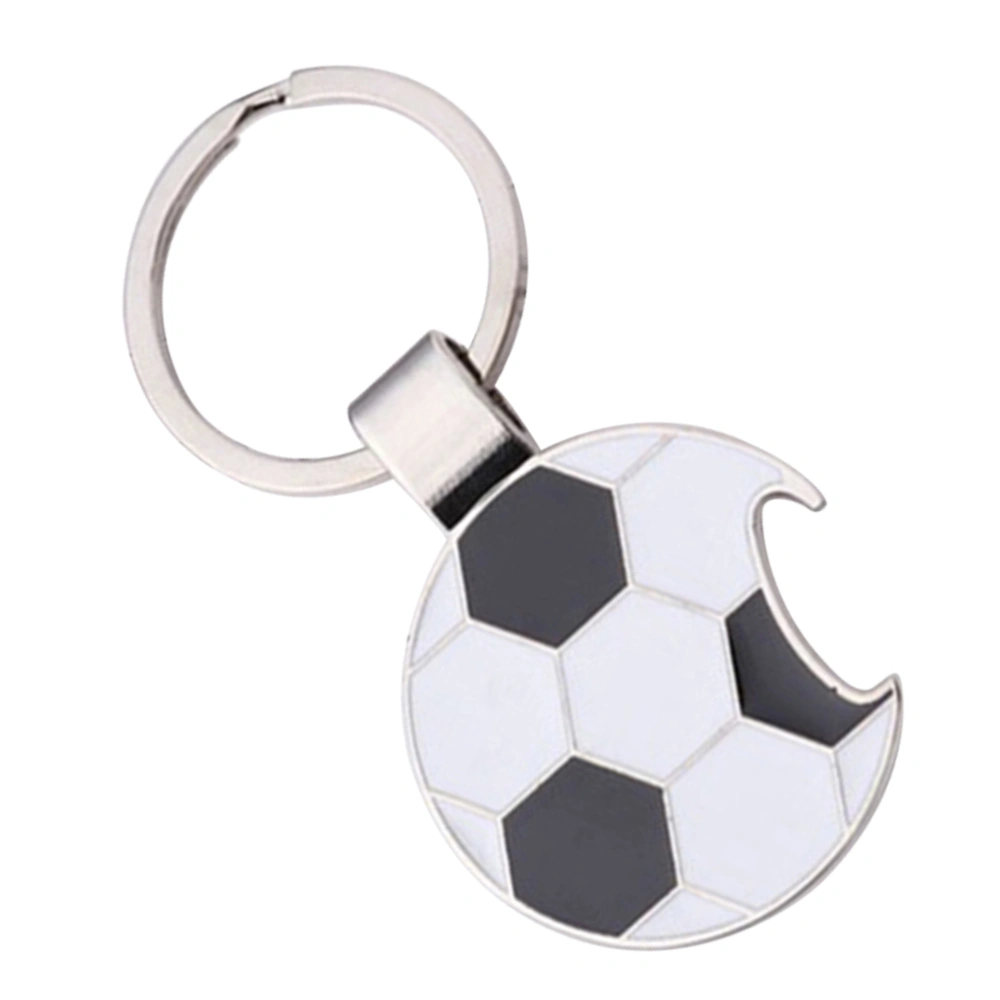 Football Pendant Keyring Bottle Opener Creative Metal Soccor Keychain World Game Memorial Party Favor