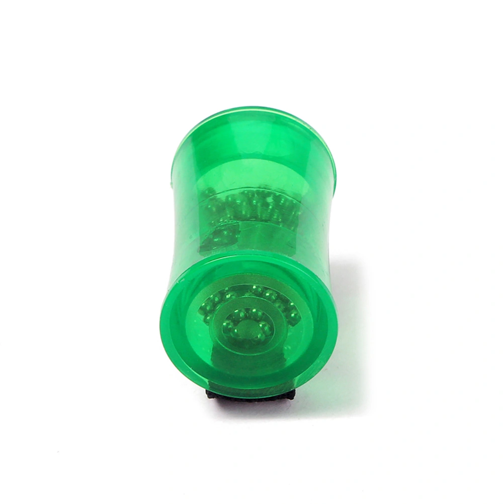 Composite Sand Ukulele Guitar Finger Bell Sand Hammer Companion Rhythm Accompaniment Fun (Green)
