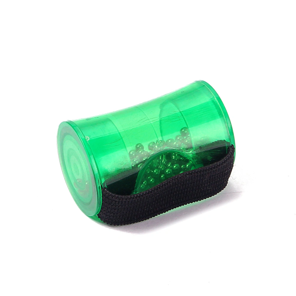 Composite Sand Ukulele Guitar Finger Bell Sand Hammer Companion Rhythm Accompaniment Fun (Green)