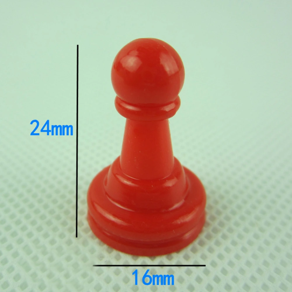 144pcs Plastic Chess Chessman Board Game Replacement Accessories Props for Checkers (Red，Yellow, Blue, Green, Black, White, Purple, Orange)