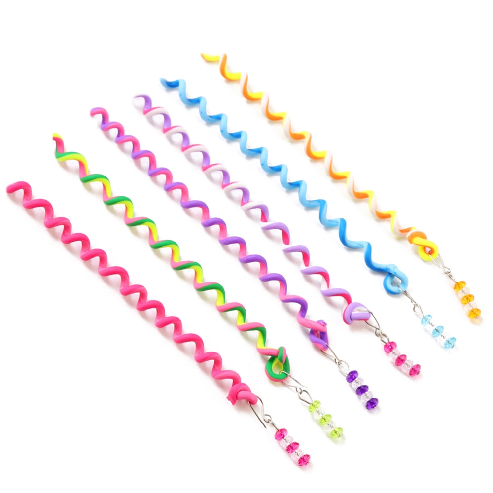 6pcs Baby Girl Hair Styling Clip Braider Tool DIY Accessories (Colorful)