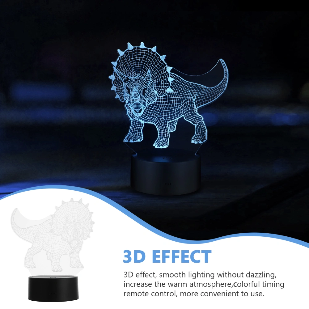 LED Desktop Dinosaur Themed 3D Light Party Household Night Light Touching Light