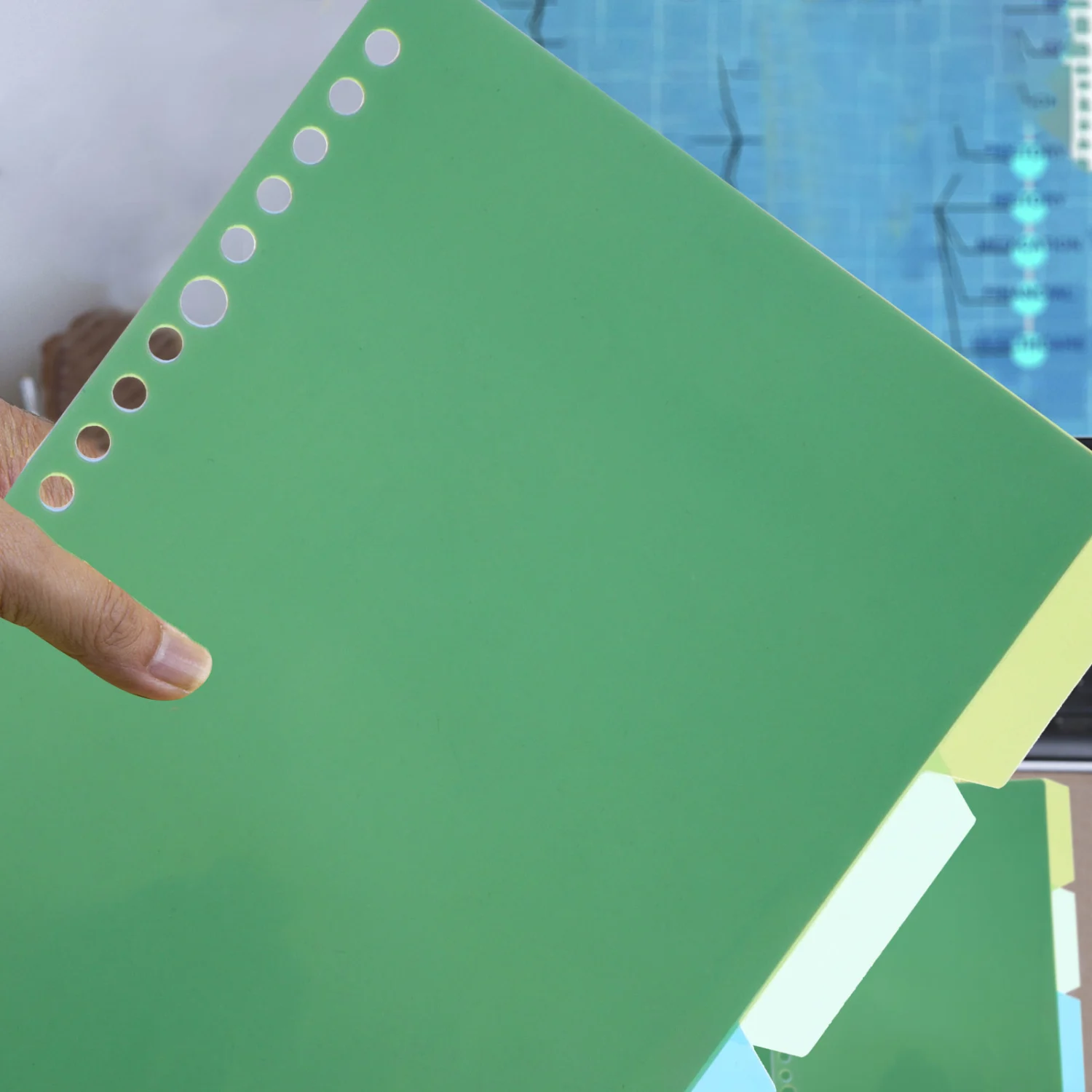 10 Pcs 4-color Index Page Classified Lables Practical filler Paper