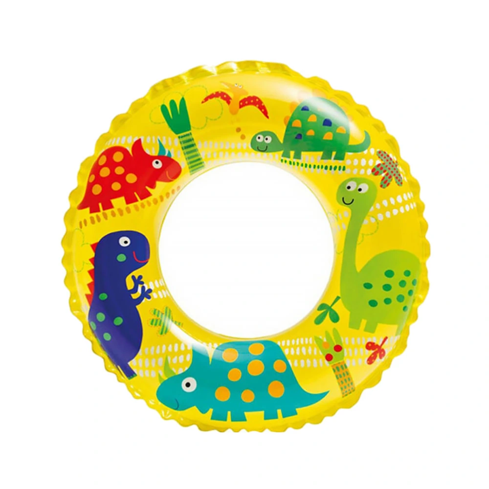 Kids Swimming Ring Summer Pool Float Ring Inflatable Swim Ring (Random Color)