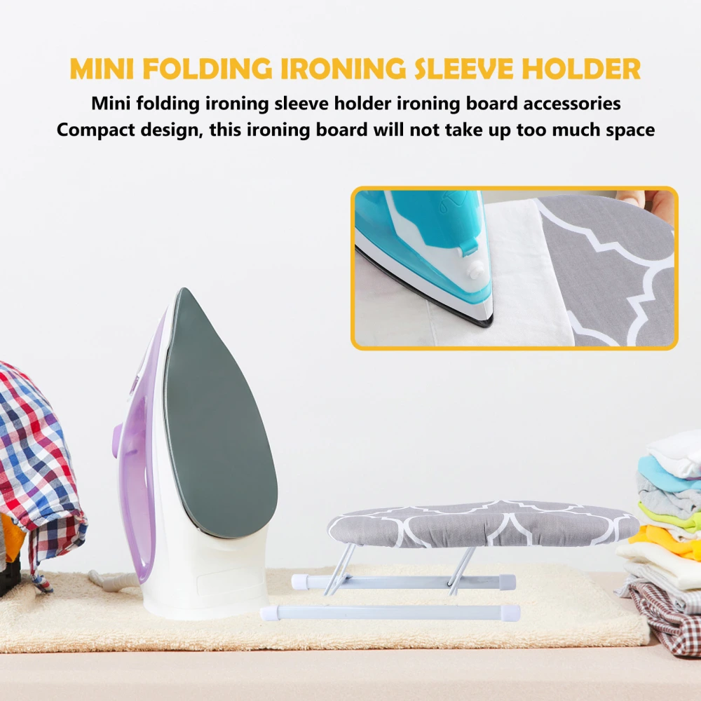 1pc Mini Ironing Sleeve Rack Folding Ironing Board Ironing Tool for Home