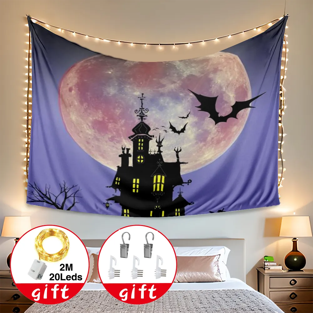 Halloween Tapestry, Halloween Trippy Tapestries, for Bedroom Livingroom,#382