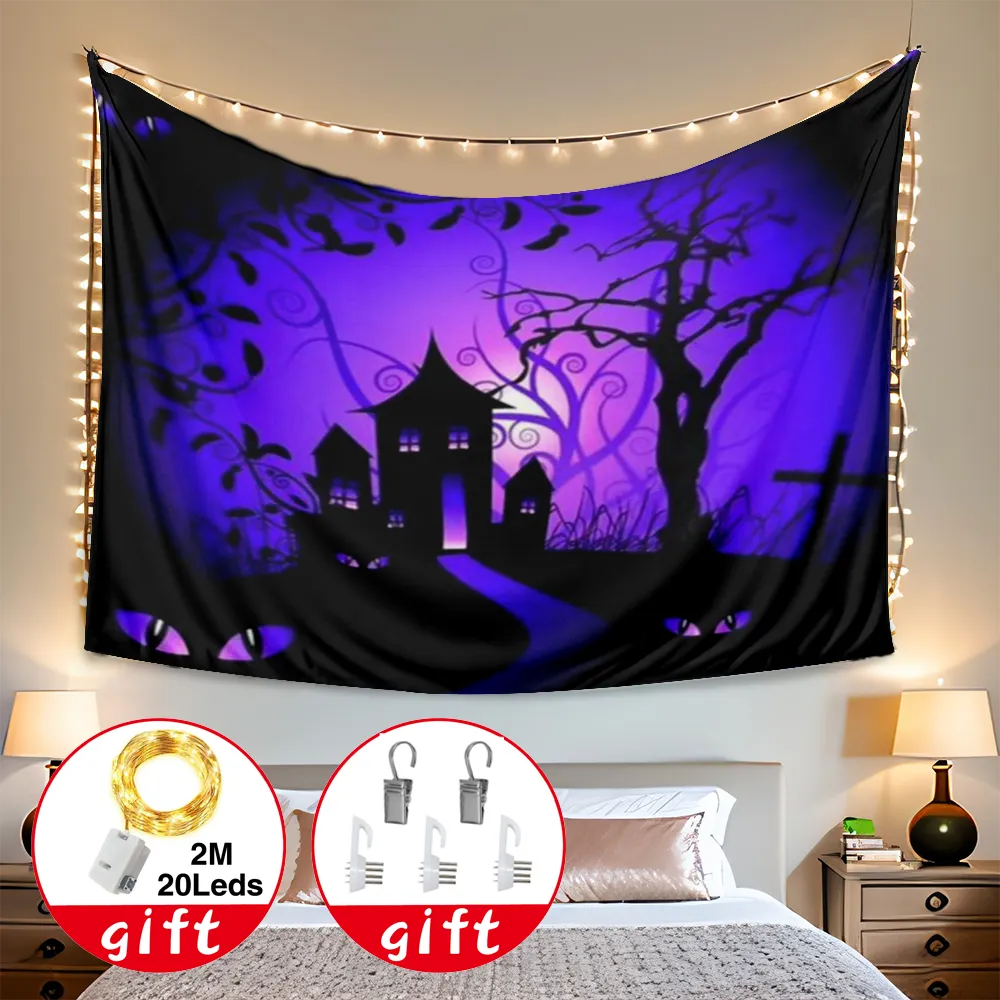 Halloween Decorative Tapestry, Zombie Tapestry, for Bedroom Living Room College Dorm Home Office Poster GTYHTY,#393