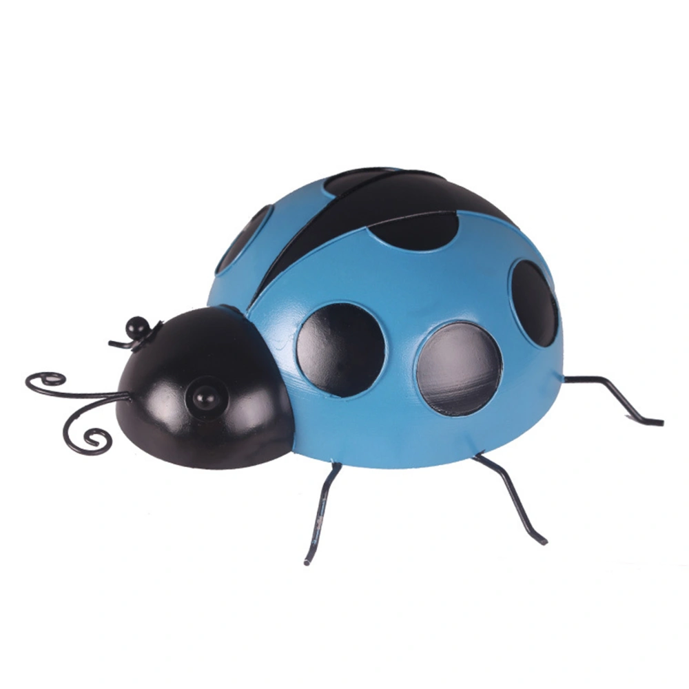 Simulation Ladybug Ornament, Pastoral Style Wall Hanging Sculpture