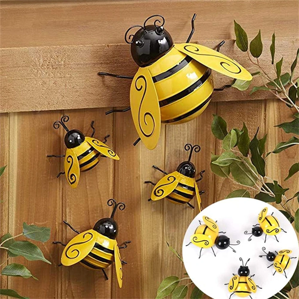 Insect Shape Wall-mounted Decoration for Garden, Hanging Ornaments