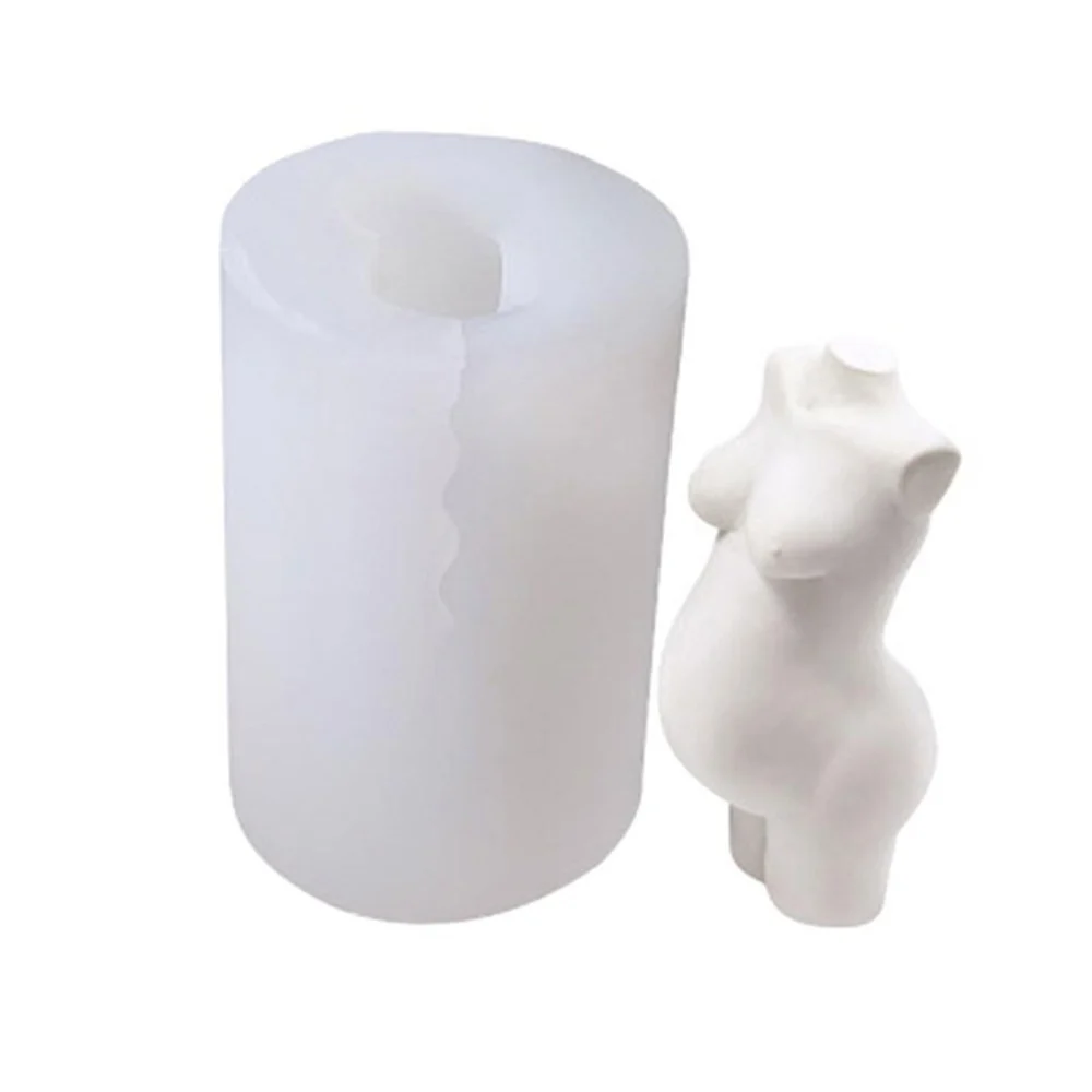 Human Body Silicone Mold, Non-sticky 3D Female DIY Craft Tool