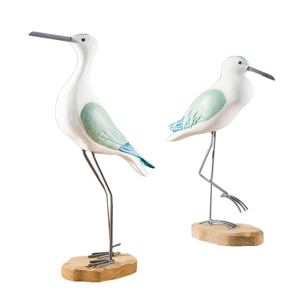 Wood Artware, Cartoon Sea Gull Shaped Desktop Decor Decorative Tools