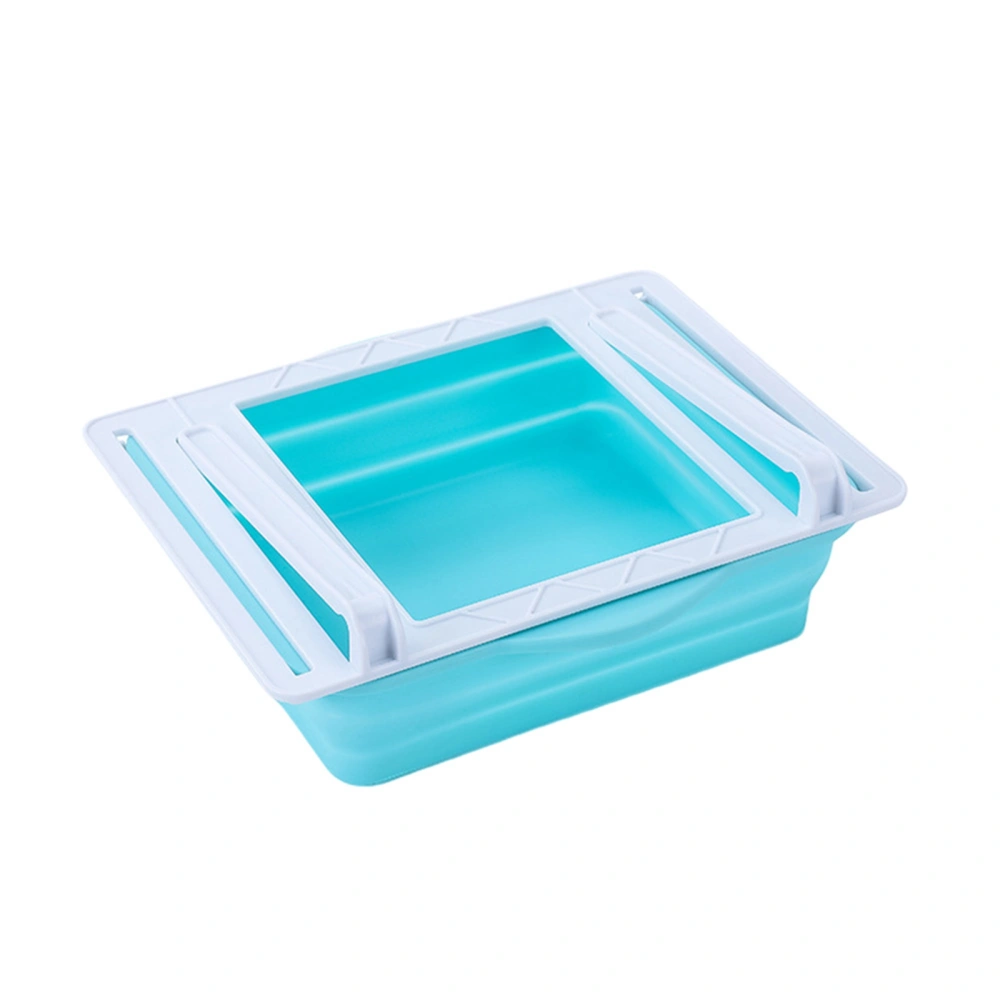 Refrigerator Drawer Storage Box, Foldable Candy Color Organizer