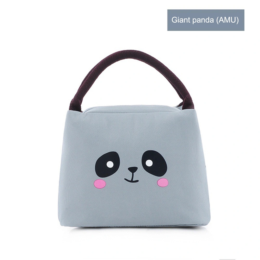 Lunch Bag, Large Capacity Cartoon Animal Print Thermal Bag Handbag