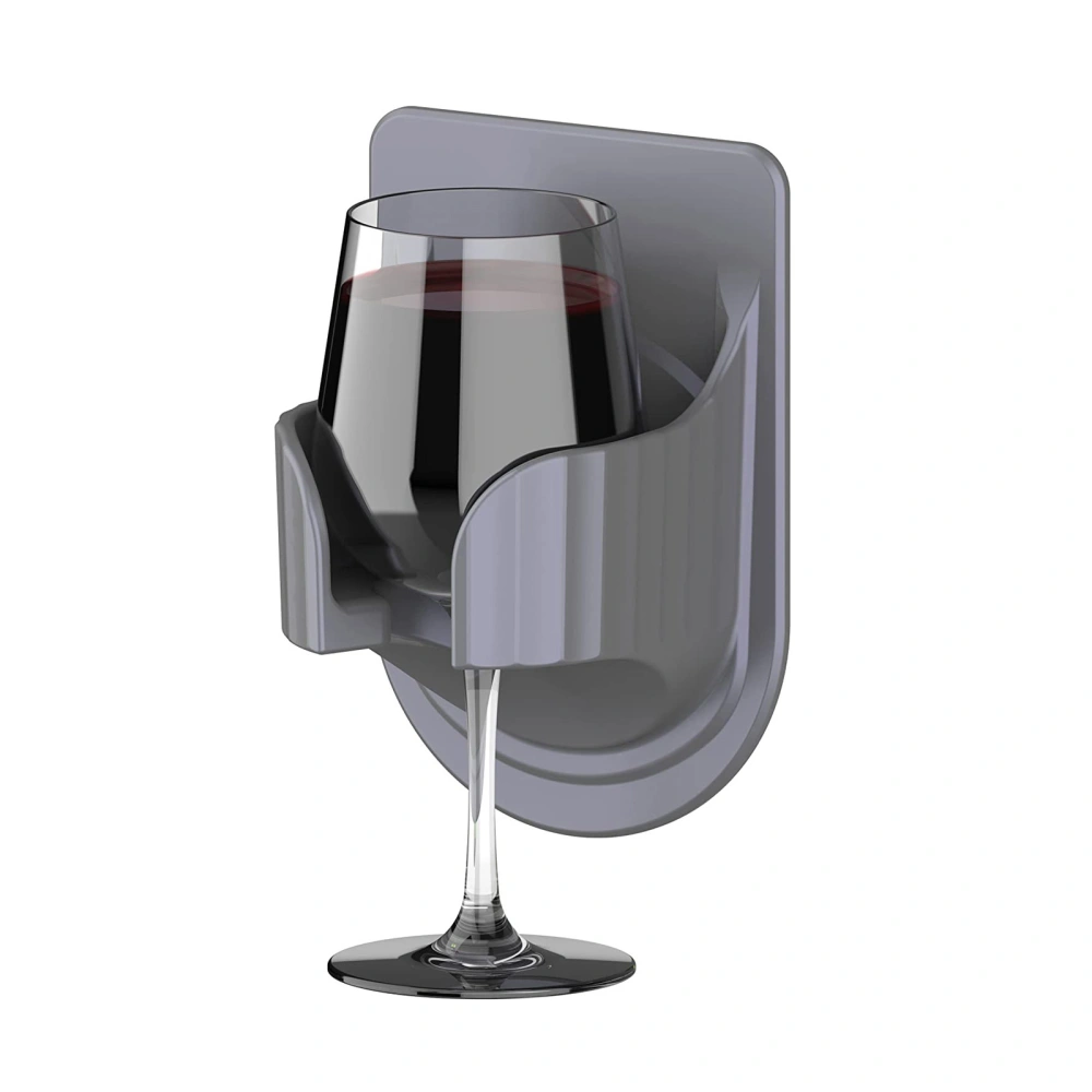 Wall-mounted Cup Holder, Wine Glass/Beer/Can/Bottle/Beverage Holder