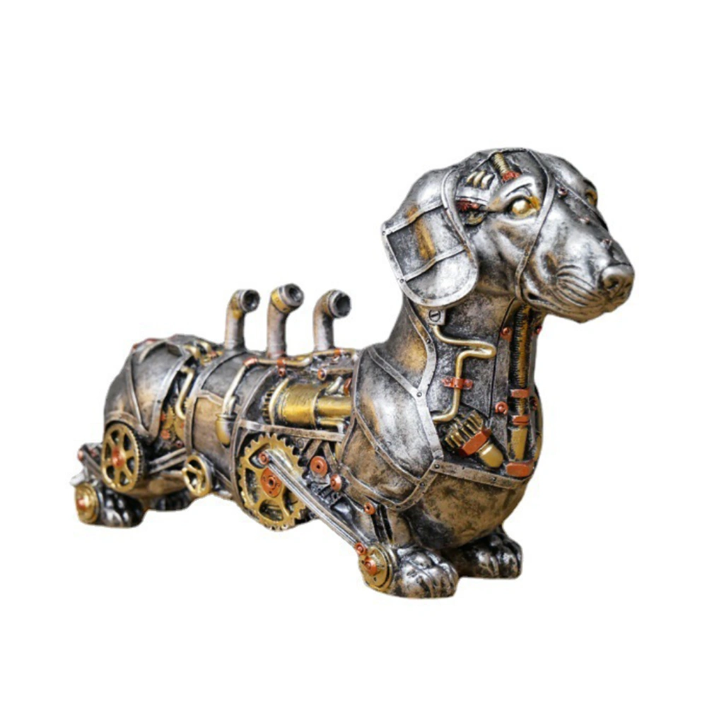 Resin Statue, Mechanical Punk Style Animal Shape Snail Elephant Craft 