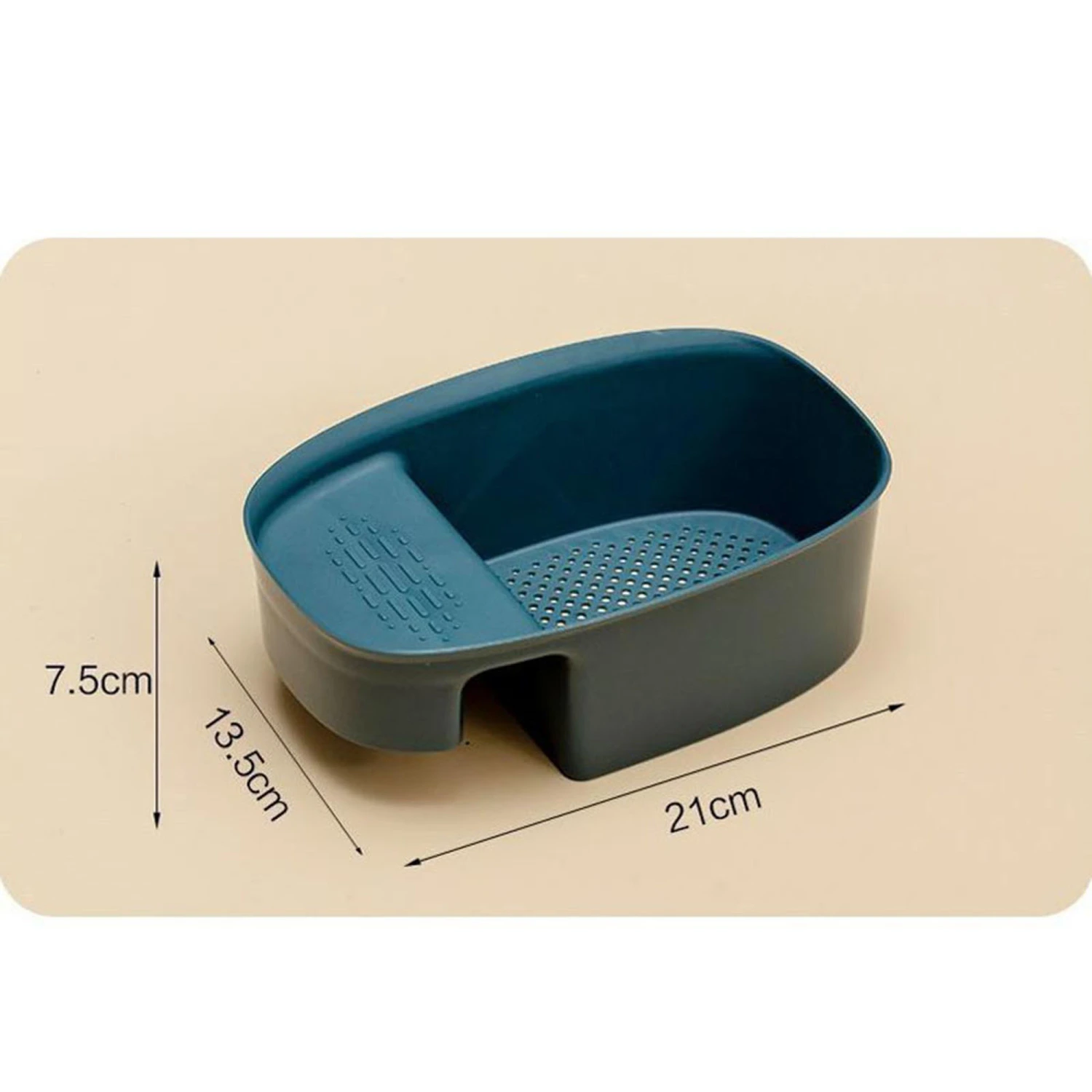 Kitchen Food Storage Container, Multi-Functional Drain Shelf Box