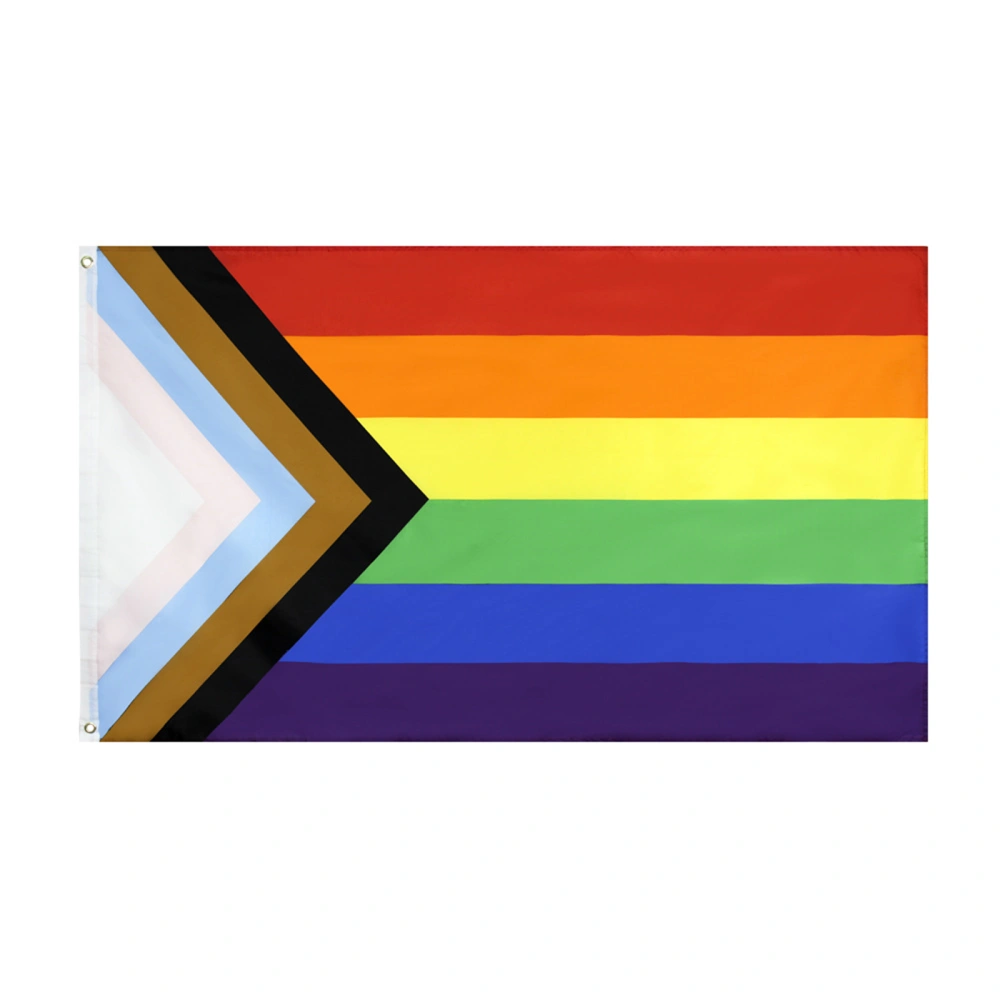 Rainbow Pride Day Flag, 6-Color Fading Resistant Pride Banner