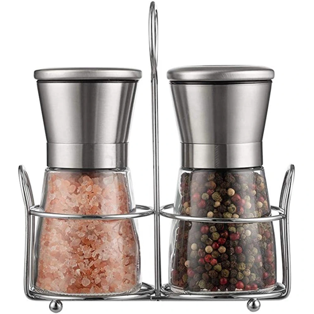 Salt and Pepper Grinder Stainless Steel Salt and Pepper Shakers