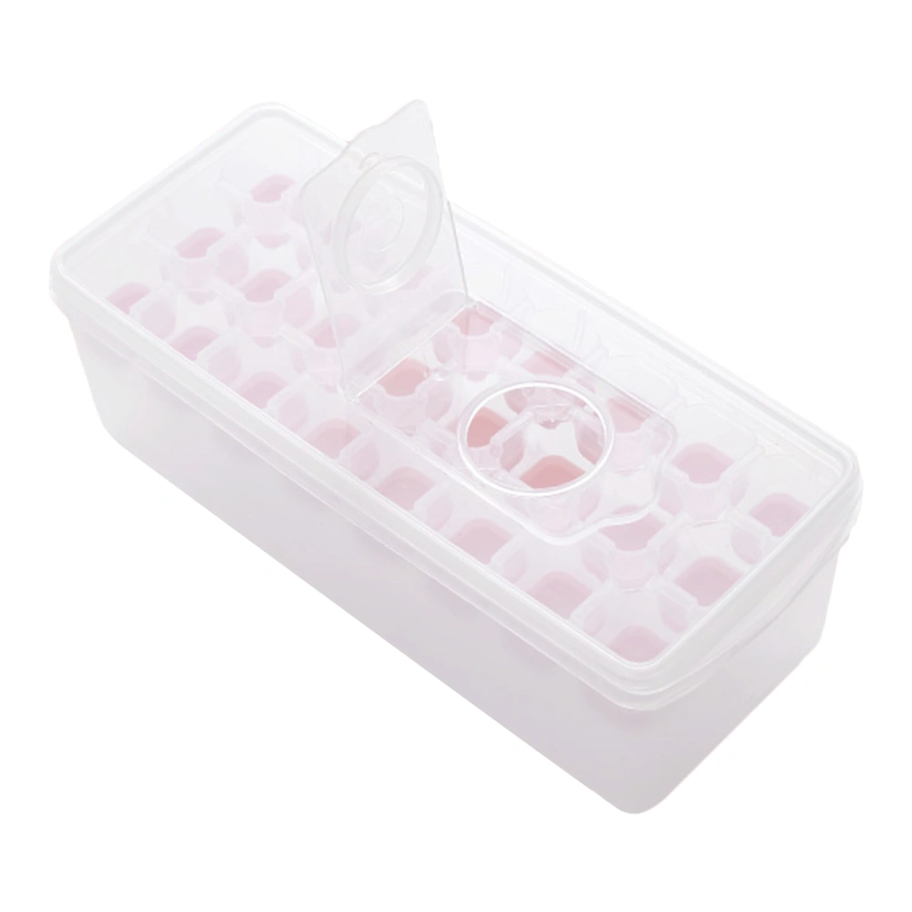 Reusable Ice Box Mold, Creative Cube Shape Ice Cream Mold with Lid