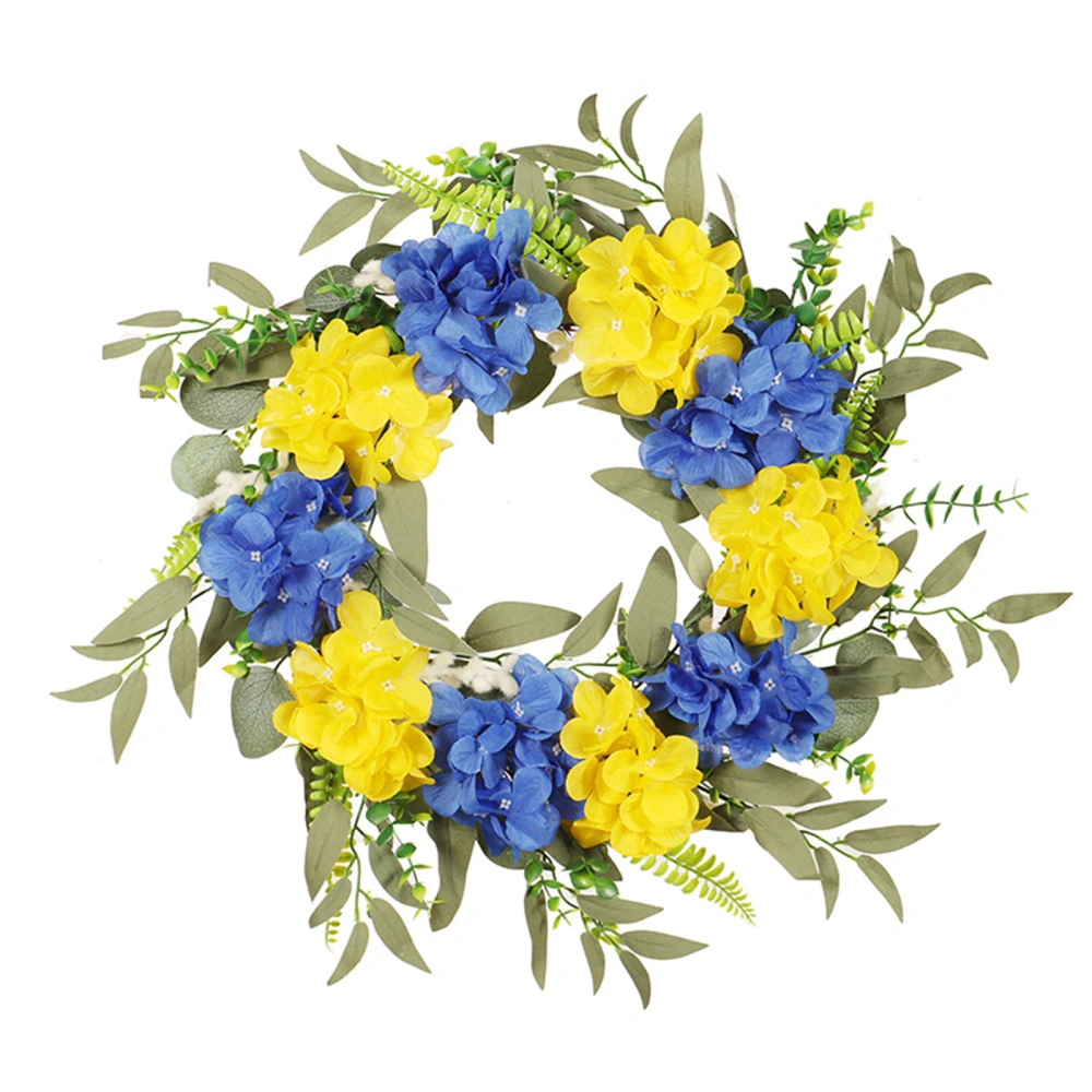 Garland Round/Heart Simulation Tulip Flower Decorative Wreath