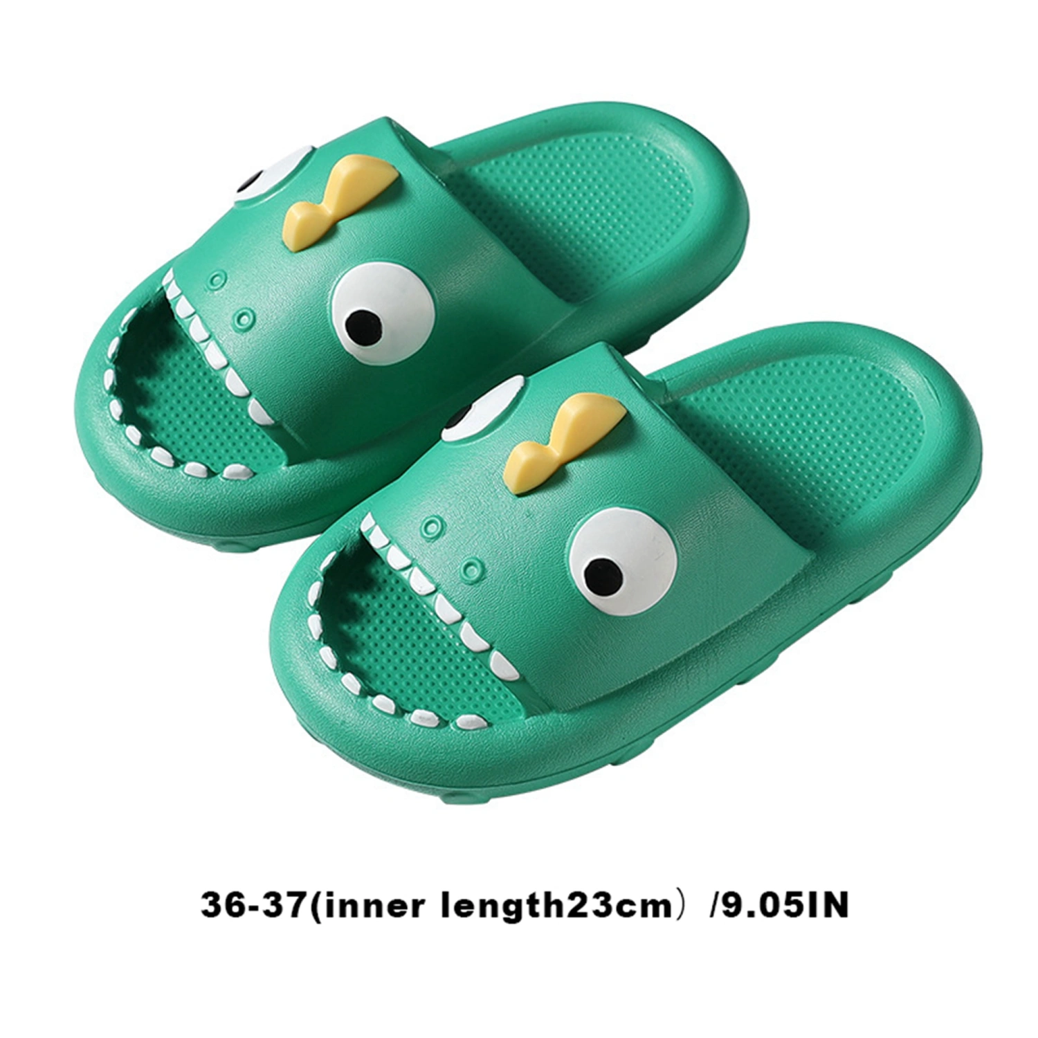 Kids Cartoon Shark Sliders Boys Girls Non-Slip Summer Beach Shoes