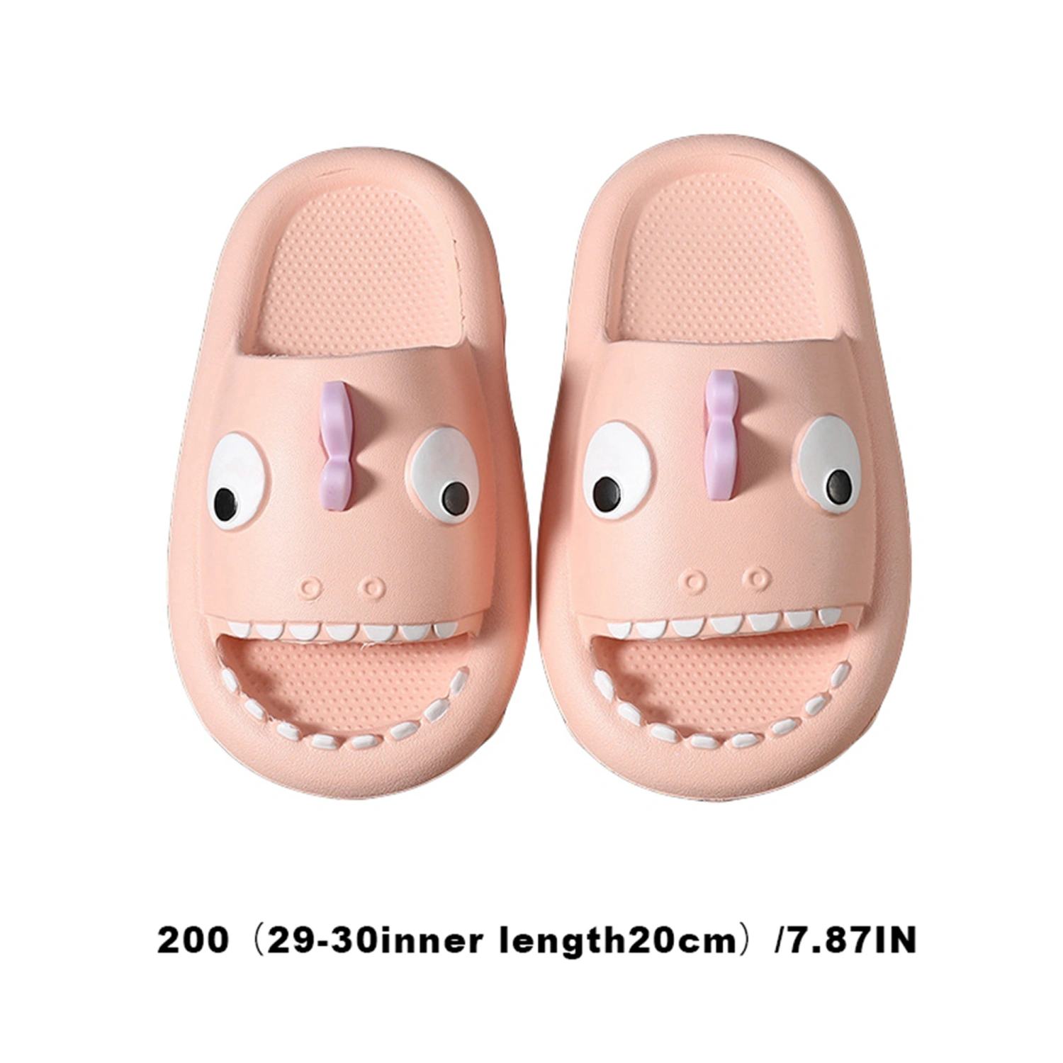 Kids Cartoon Shark Sliders Boys Girls Non-Slip Summer Beach Shoes