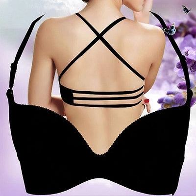 Women's Non-trace Bralette, Sexy Cross Bandage Bra Tops Underwear