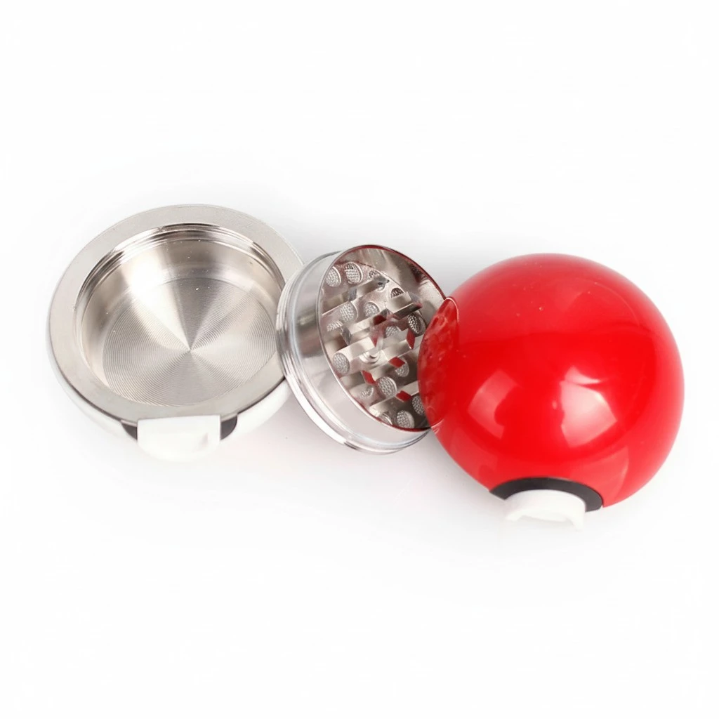 Spice Grinder, Multipurpose Zinc Alloy Magnetic Ball Shape Crusher