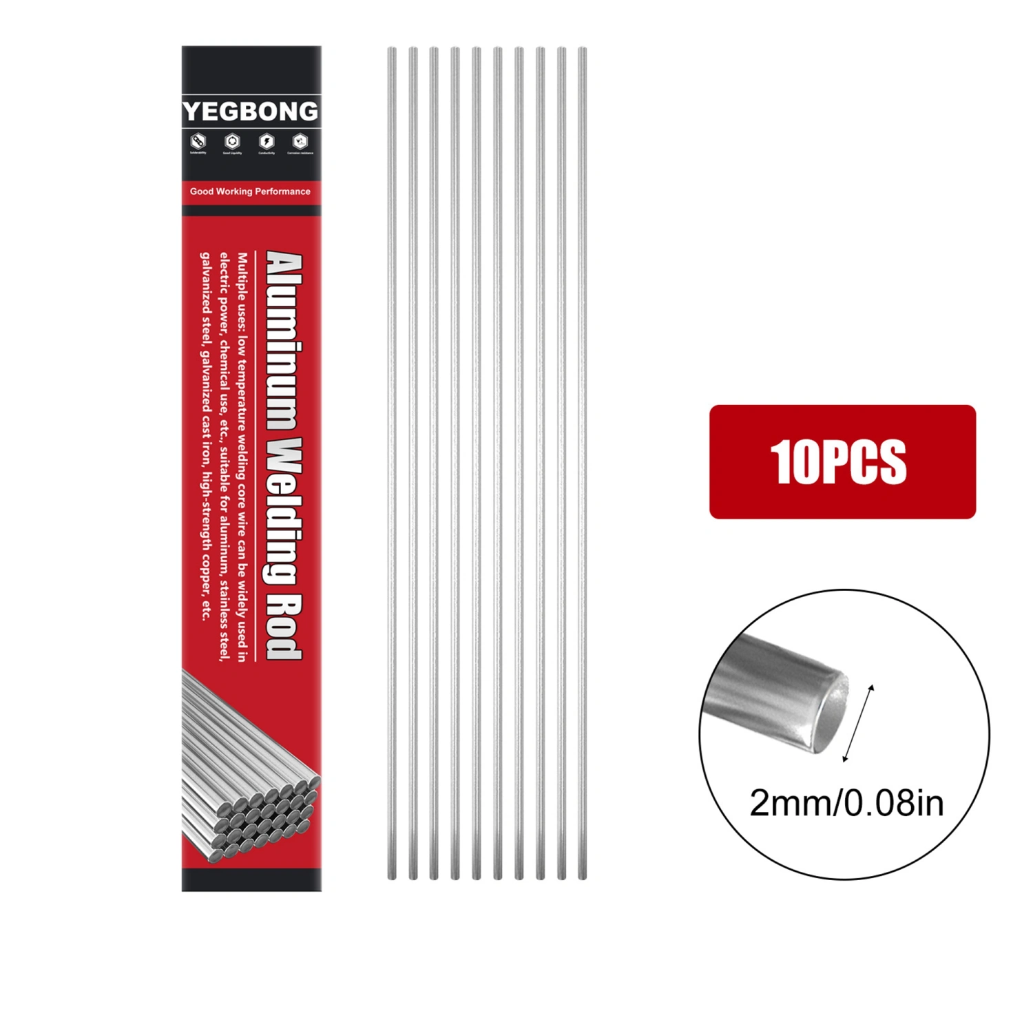 Aluminum Welding Rods Universal Welding Cored Wire Welding Tube 