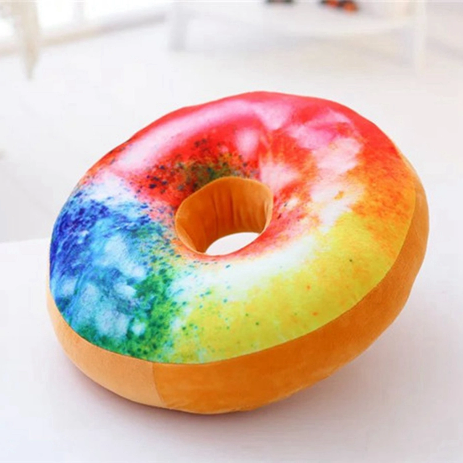 Simulation Donut Pillow 3D Printing Food Dessert Lovely Cushion