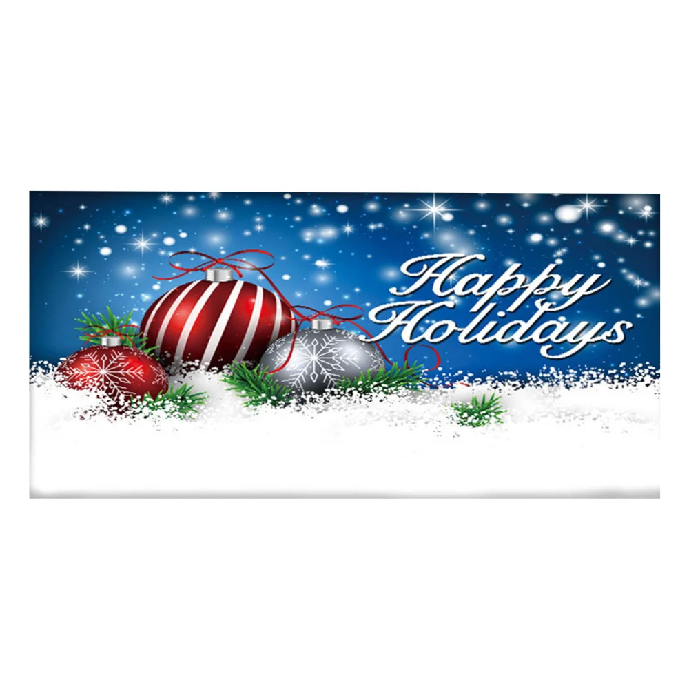 Christmas Photography Background Garage Door Banner Wall Decoration