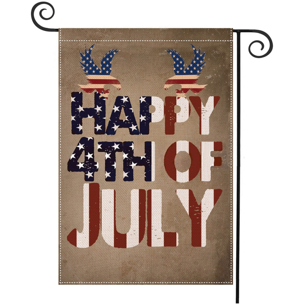 Independence Day Garden Flag 4th of July Double Sided Printing Flag