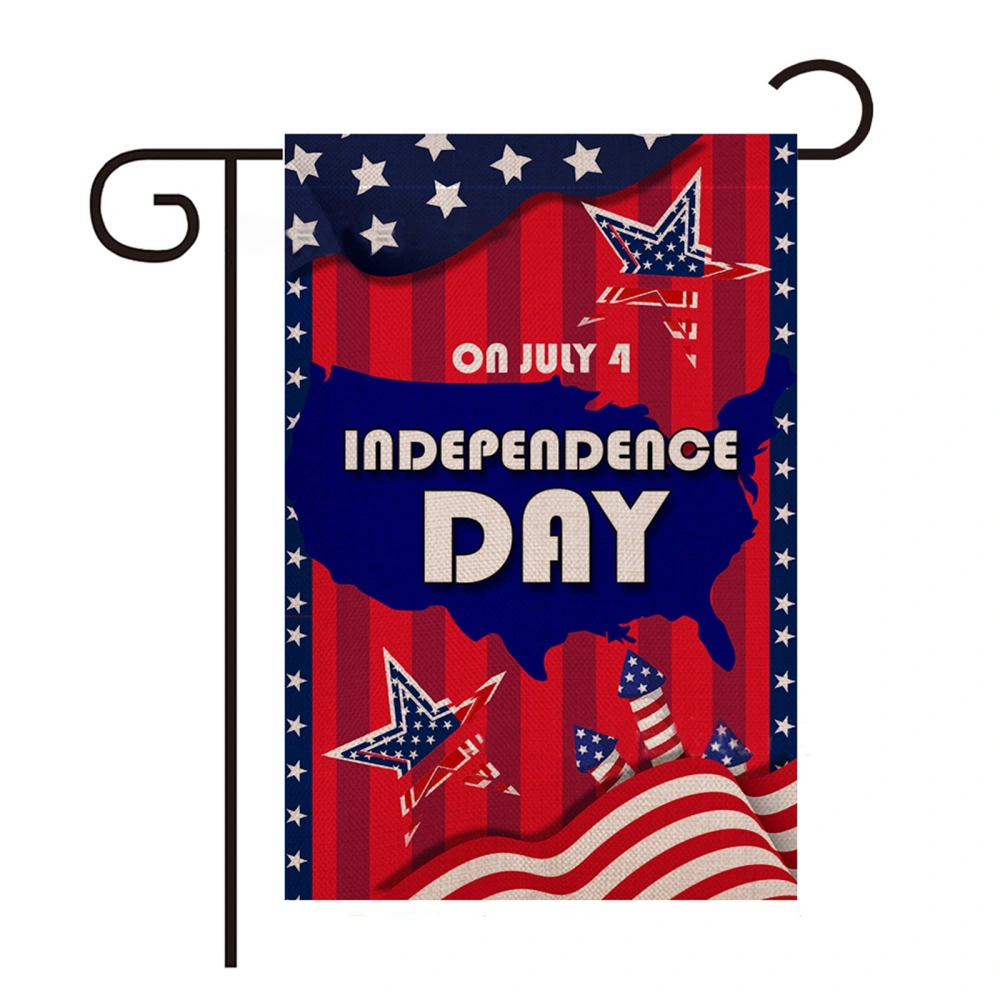 4th of July Garden Flag, Vertical Double Sided Independence Day Flag