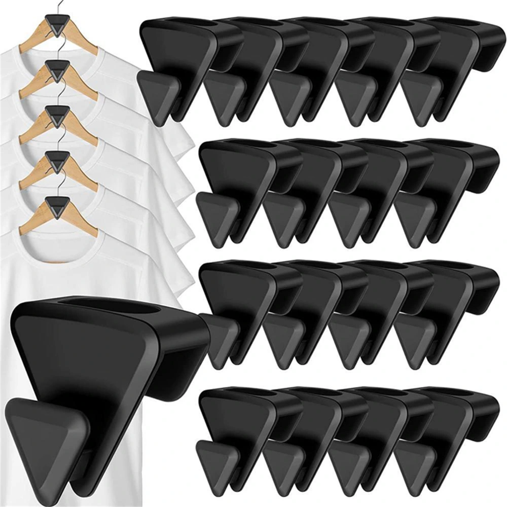 18pcs Clothes Hanger Connector Hooks Space-saving Organizer for Closet