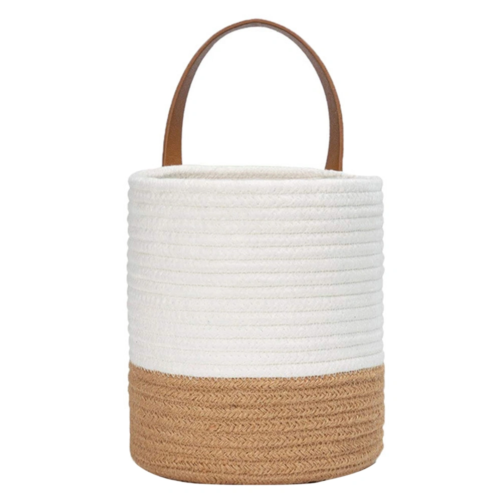 Desktop Organizer Basket Wall Hanging Storage Bag for Office Home 