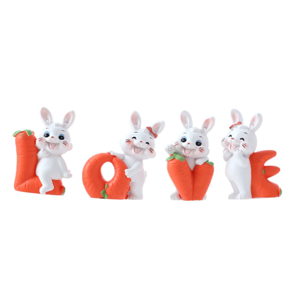 Easter Bunny Decorations Easter Rabbit Resin Statues and Figurines