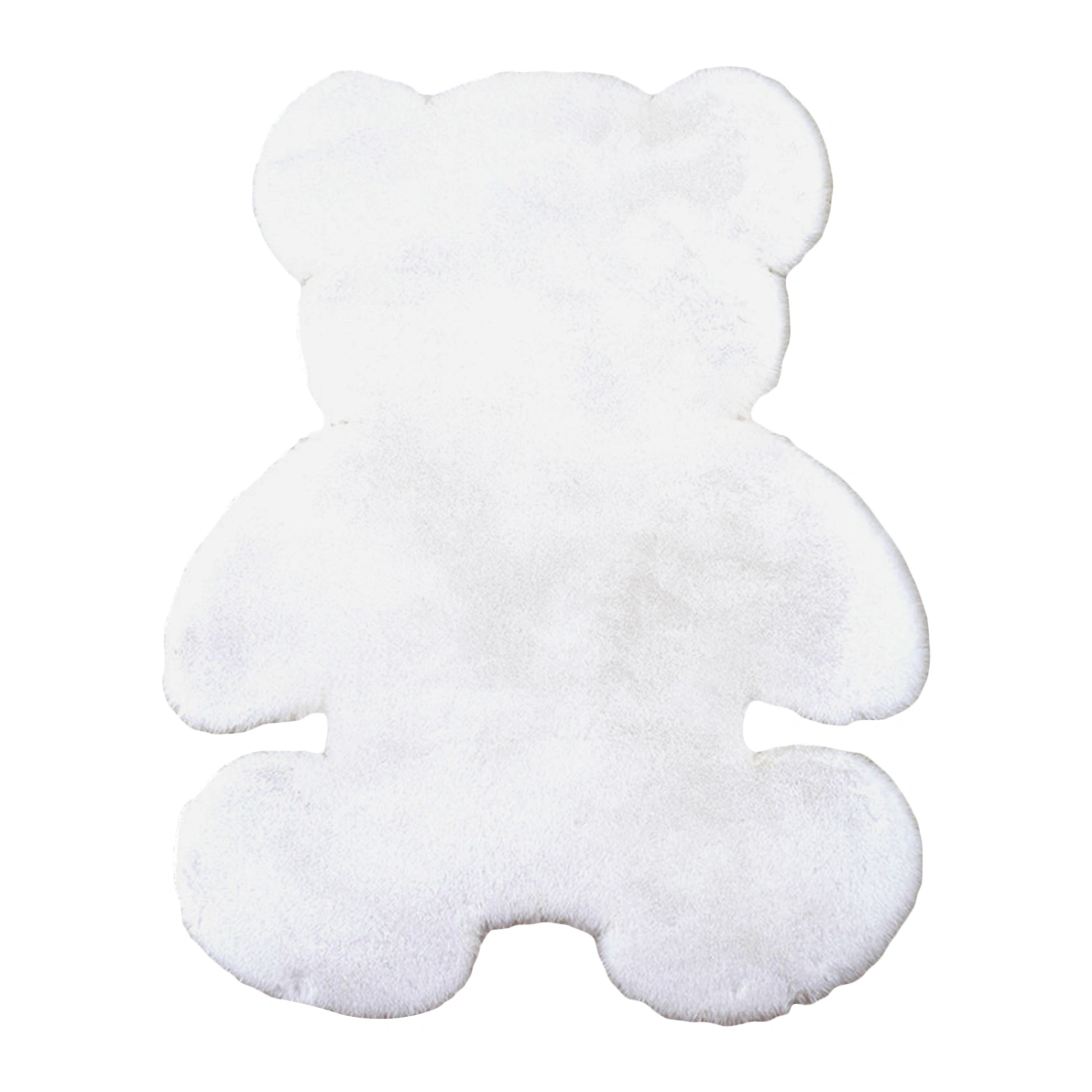 Cartoon Bear Plush Carpet Solid Color Blanket Living Room Decor
